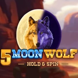 5 Moon Wolf logo by Apparat Gaming at Lucky 7 Casino