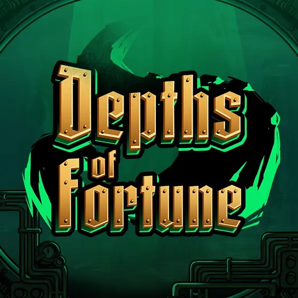 Depths of Fortune by AvatarUX Studios, showcased at luckysevens.nl – game logo