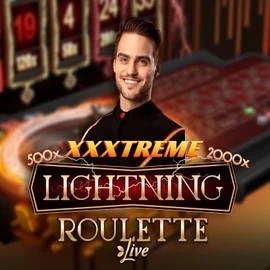 Live Casino logo of XXXtreme Lightning Roulette from Evolution at Lucky 7 Casino